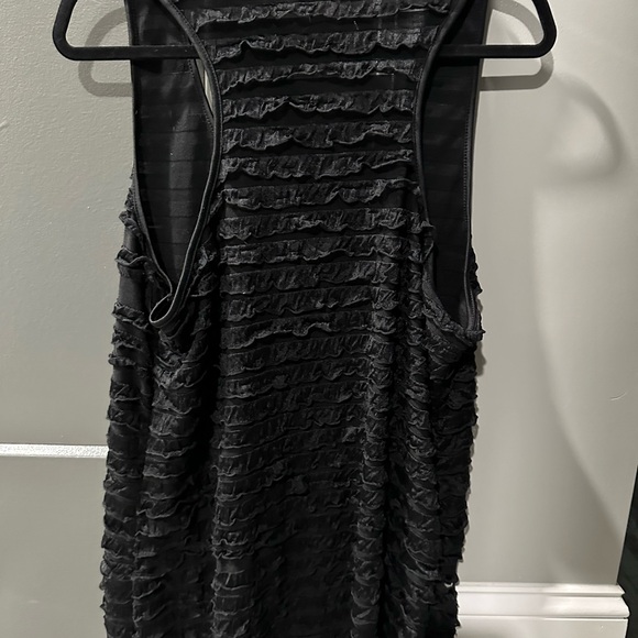 Mascara Brand Black Ruffled Sleeveless Top - Picture 11 of 12